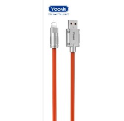 Yookie 1M data _ Charging Cable EC07 silicon cable iphone _ lighting 3.1A orange